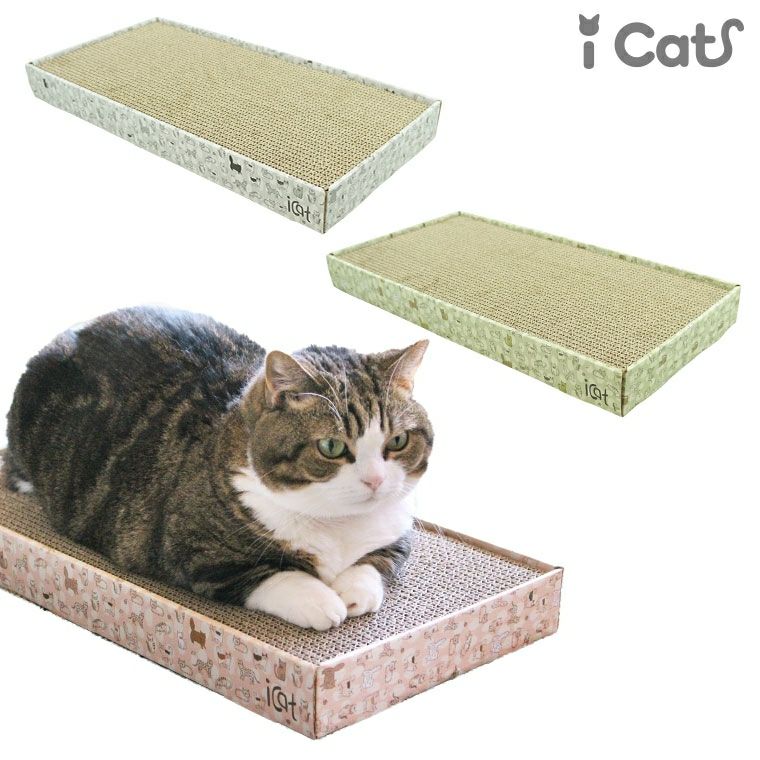 iDog＆iCat本店】iCat スクエアつめとぎ ねこづくし アイキャット-犬猫