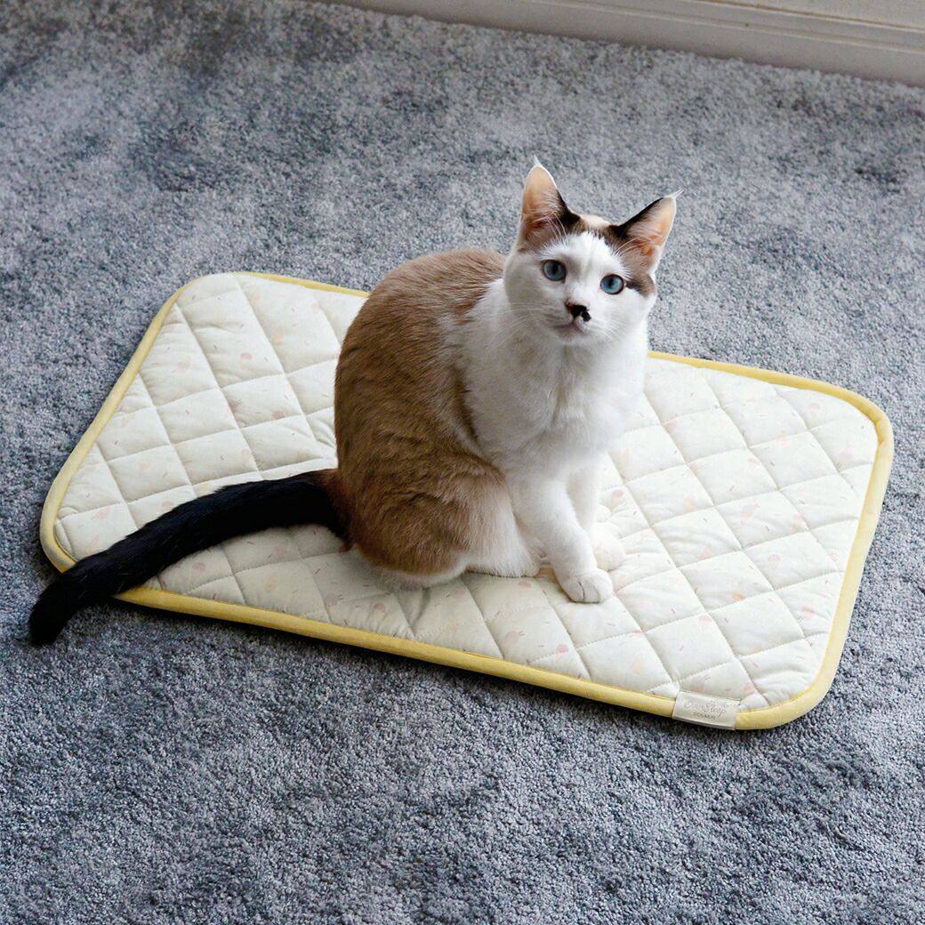 IDOG&ICAT クールステイキルトマット 接触冷感 抗菌 防臭 アイドッグ