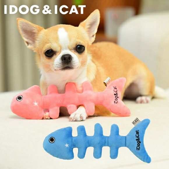 IDOG&ICAT おさかなボーン 鈴入り- IDOG&ICAT|犬 猫 おもちゃ