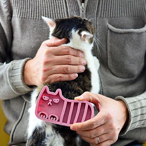 iDog＆iCat本店】iCat UTTORAJI 夢心地なマッサージブラシ しまネコ-犬