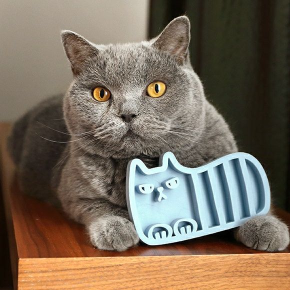 iDog＆iCat本店】iCat UTTORAJI 夢心地なマッサージブラシ しまネコ-犬