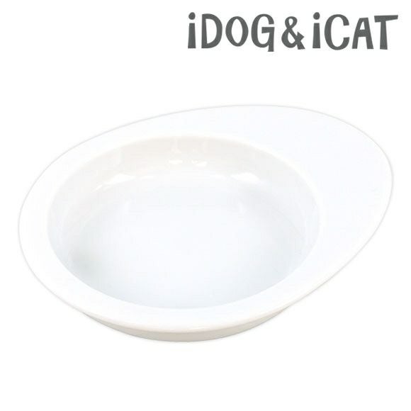 iDog＆iCat本店】iDog&iCat オリジナル ドゥーエッグフードボウル浅皿