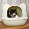 【 猫 トイレ おしゃれ 】iCat アイキャット オリジナル ネコ型トイレット スコップ付