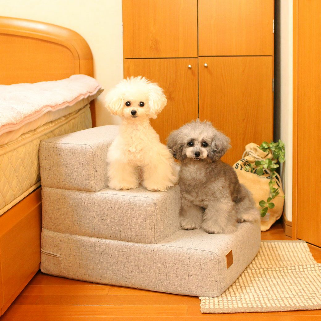 iDog＆iCat本店】iStepアイステップ3段|犬のベッドiDog