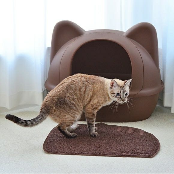 猫耳型 ♡ 猫用トイレ iDog＆iCat本店】iCat アイキャット オリジナル 大きなネコ型