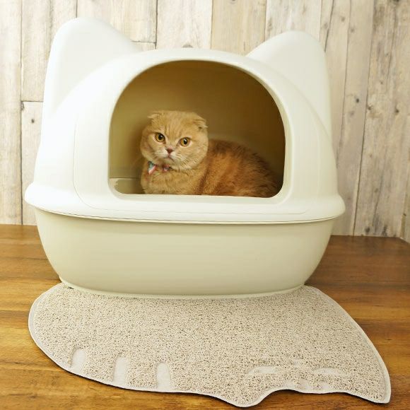 猫耳型 ♡ 猫用トイレ iDog＆iCat本店】iCat アイキャット オリジナル 大きなネコ型