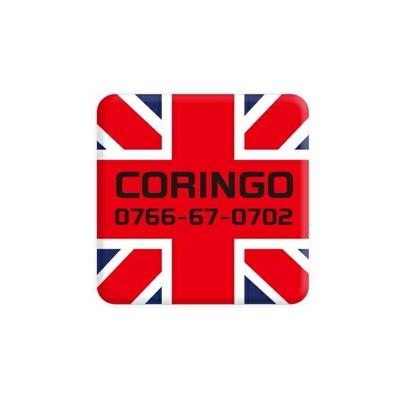 【 迷子札 犬 猫 】IDOG&ICAT オリジナルネームタグ 迷子札 角丸 UK メール便OK
