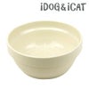 【 犬 猫 フードボウル 】IDOG&ICAT オリジナル スタックフードボウル アイボリー