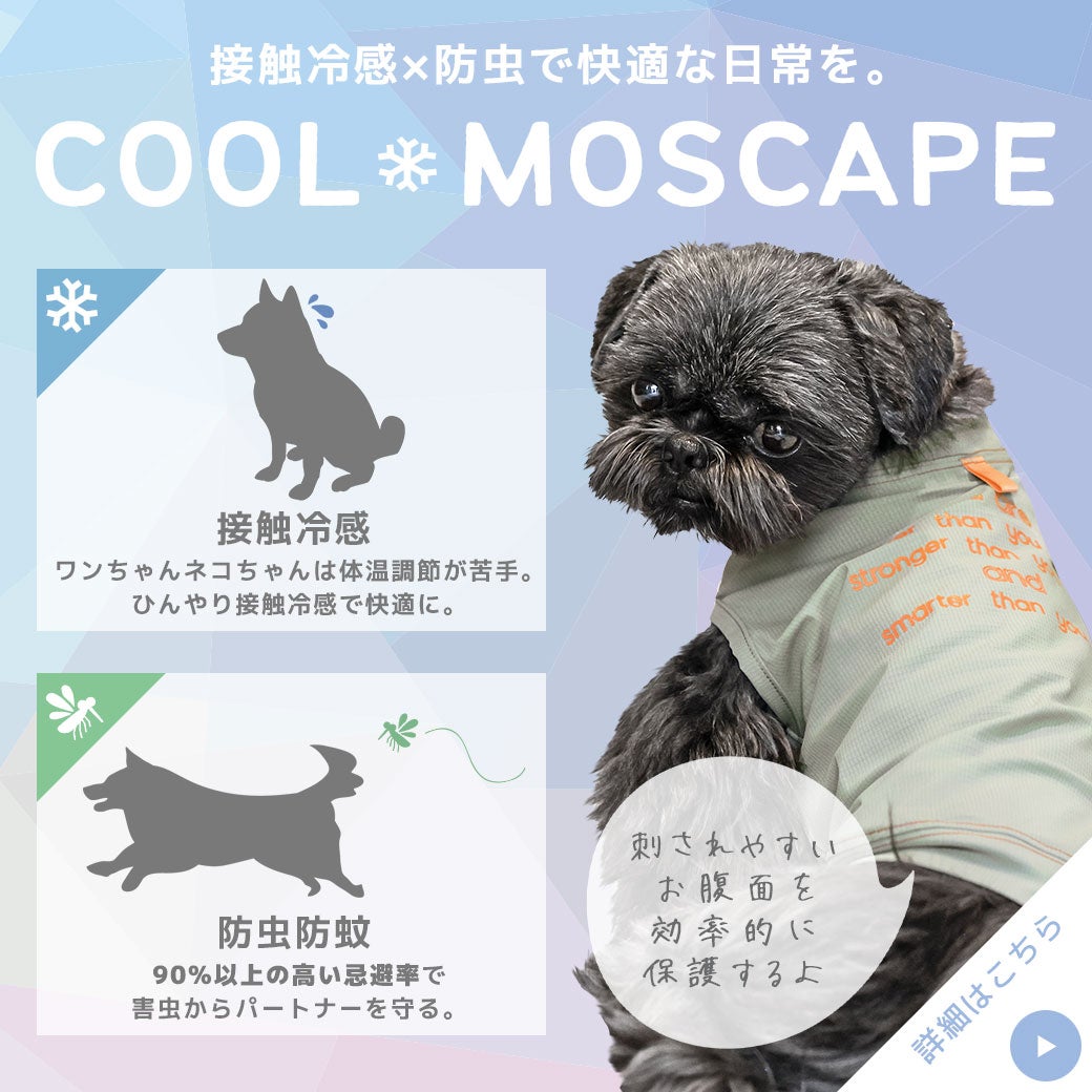iDog MOSCAPE&COOL+MOSCAPE お試し2枚入り 福袋 おもちゃ付き 防蚊 冷感