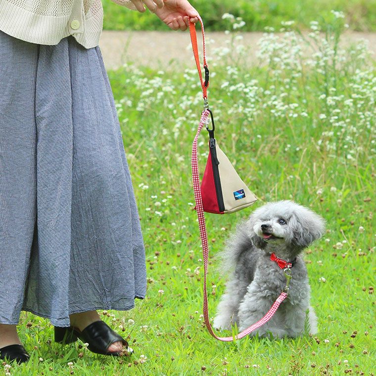 iDog 三角マナーポーチ バイカラー IDOG EQUIPMENT 撥水-|犬 マナーポーチ