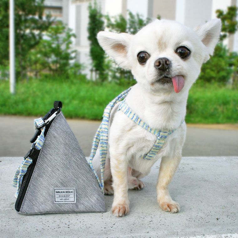 iDog WALKA HOLIC 三角マナーポーチ スタンダード 撥水 消臭-| 犬