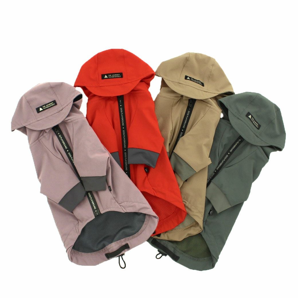 iDog SHIELD COAT リフレクトレインジャケット|カッパ 犬 服