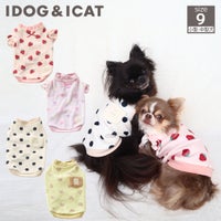 iDogfleurストレッチフリースタンクアイドッグ
