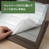 ペットシーツのすべり止めに