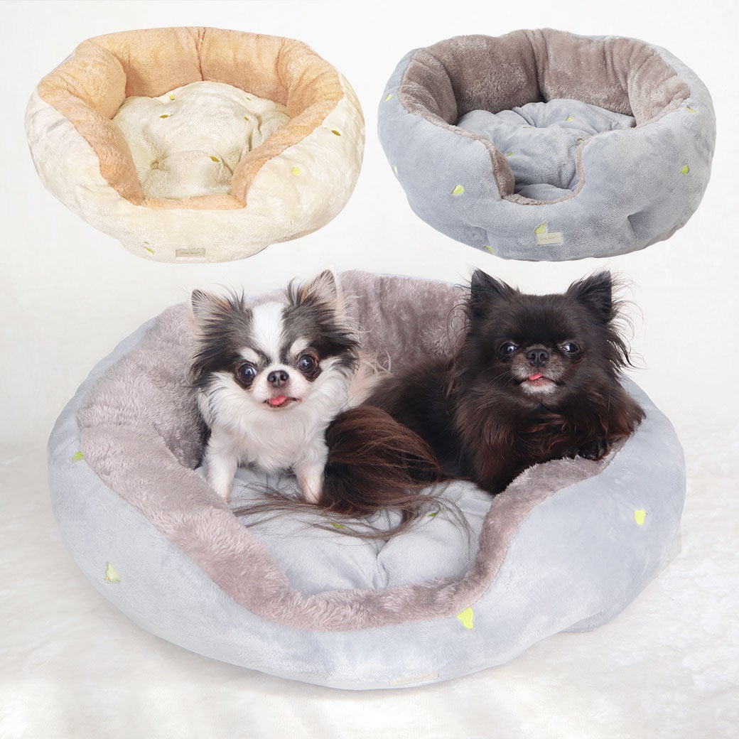 iDogfleurフルーツラウンドベッド蓄熱