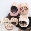 トイプードル4.5kg(首26/胴40.5/丈30cm)の里梨衣ちゃんはピンクベージュのMを着用