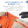 着せやすい背中開きタイプの愛犬用防寒ハーネス