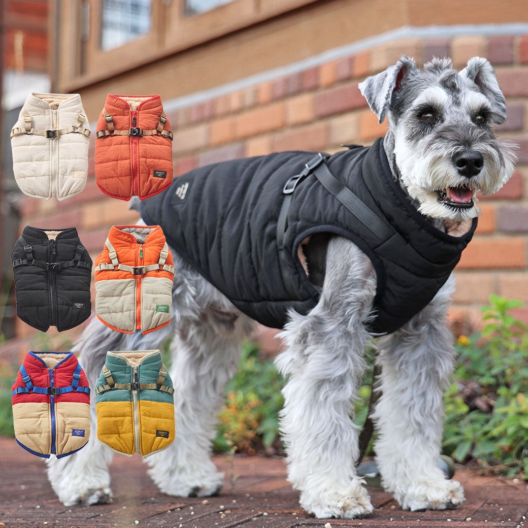 iDogSHIELDCOATキルトダウンハーネスアイドッグ