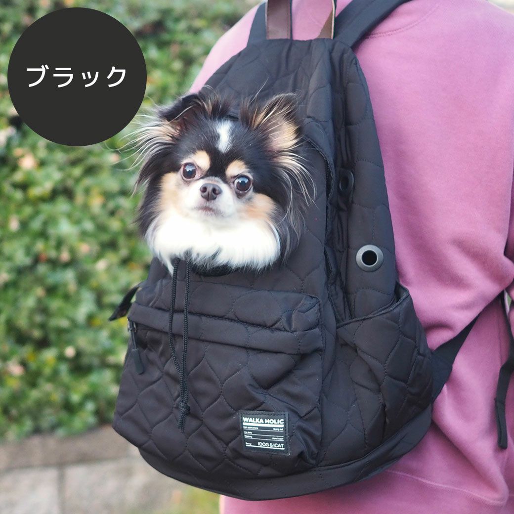 IDOG&ICAT WALKA HOLIC オープンフェイスバックパック キルティング