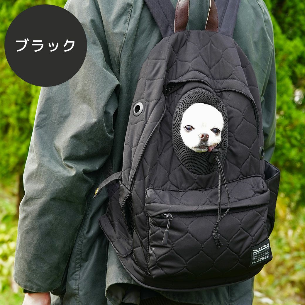 IDOG&ICAT WALKA HOLIC オープンフェイスバックパック キルティング