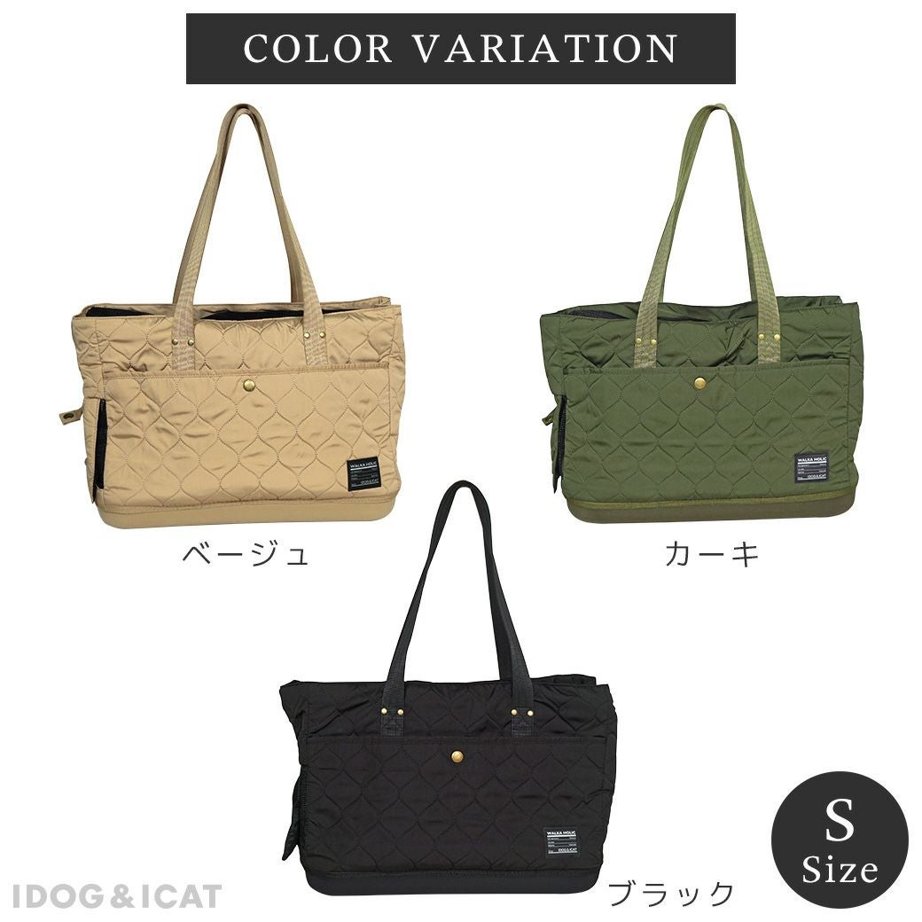 IDOG&ICAT WALKA HOLIC セミハードボトム トートキャリーバッグ