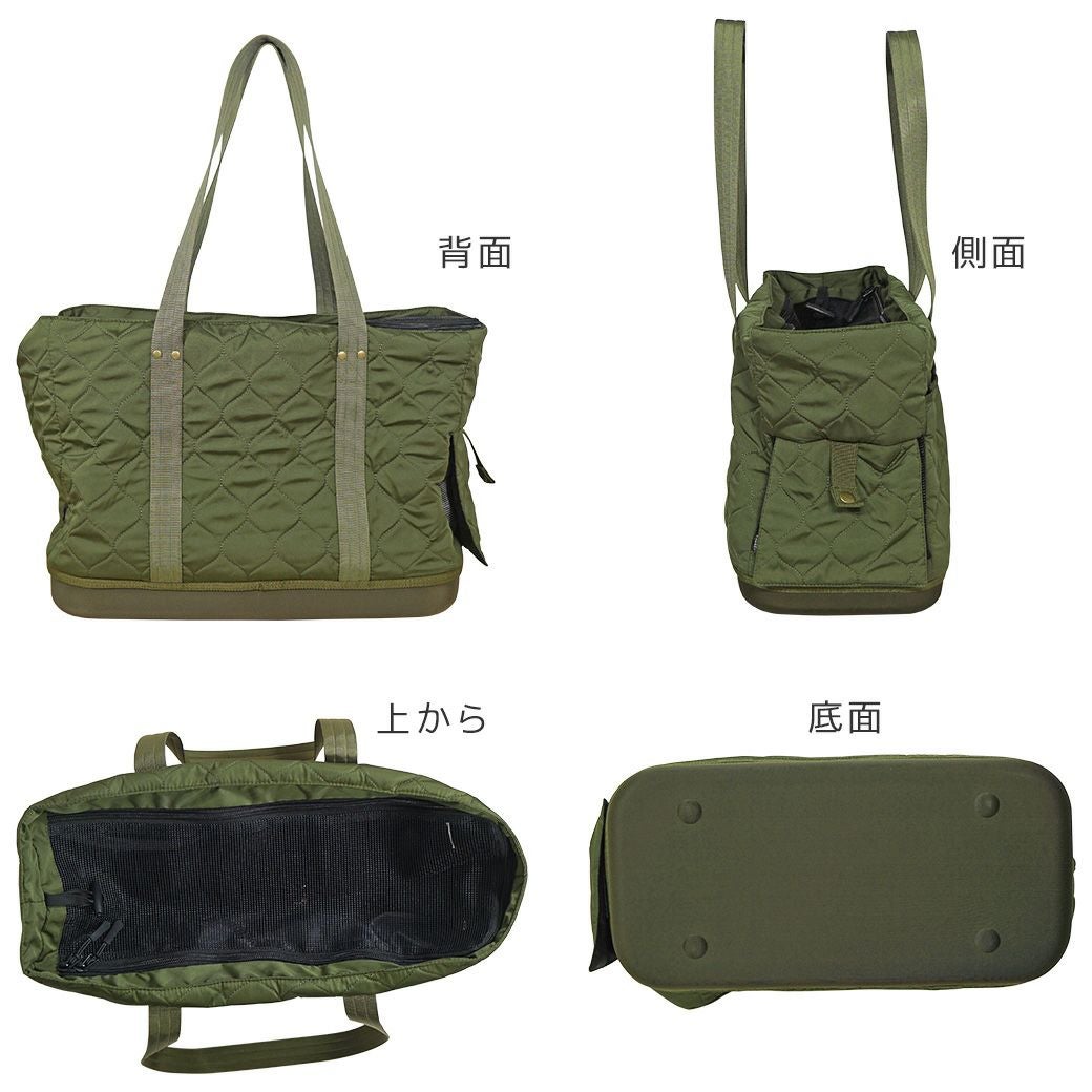 IDOG&ICAT WALKA HOLIC セミハードボトム トートキャリーバッグ