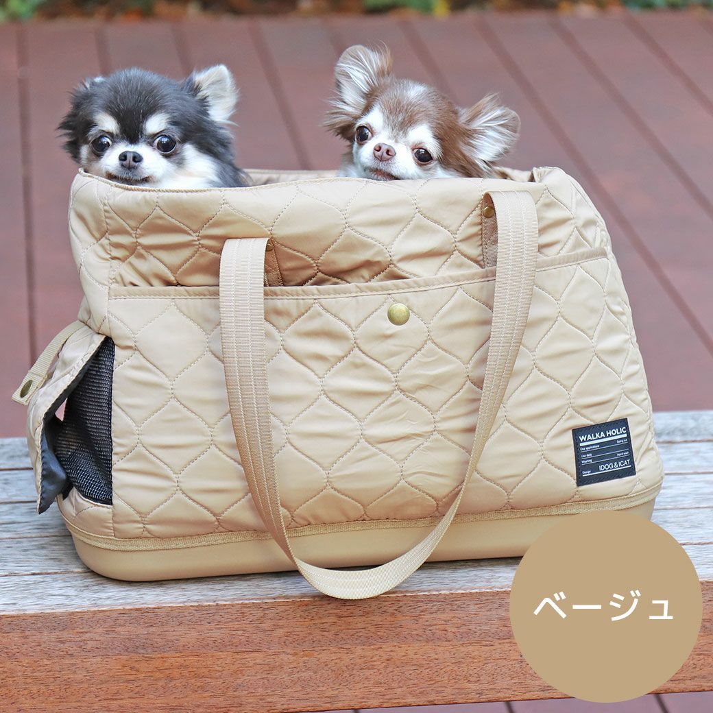 IDOG&ICAT WALKA HOLIC セミハードボトム トートキャリーバッグ