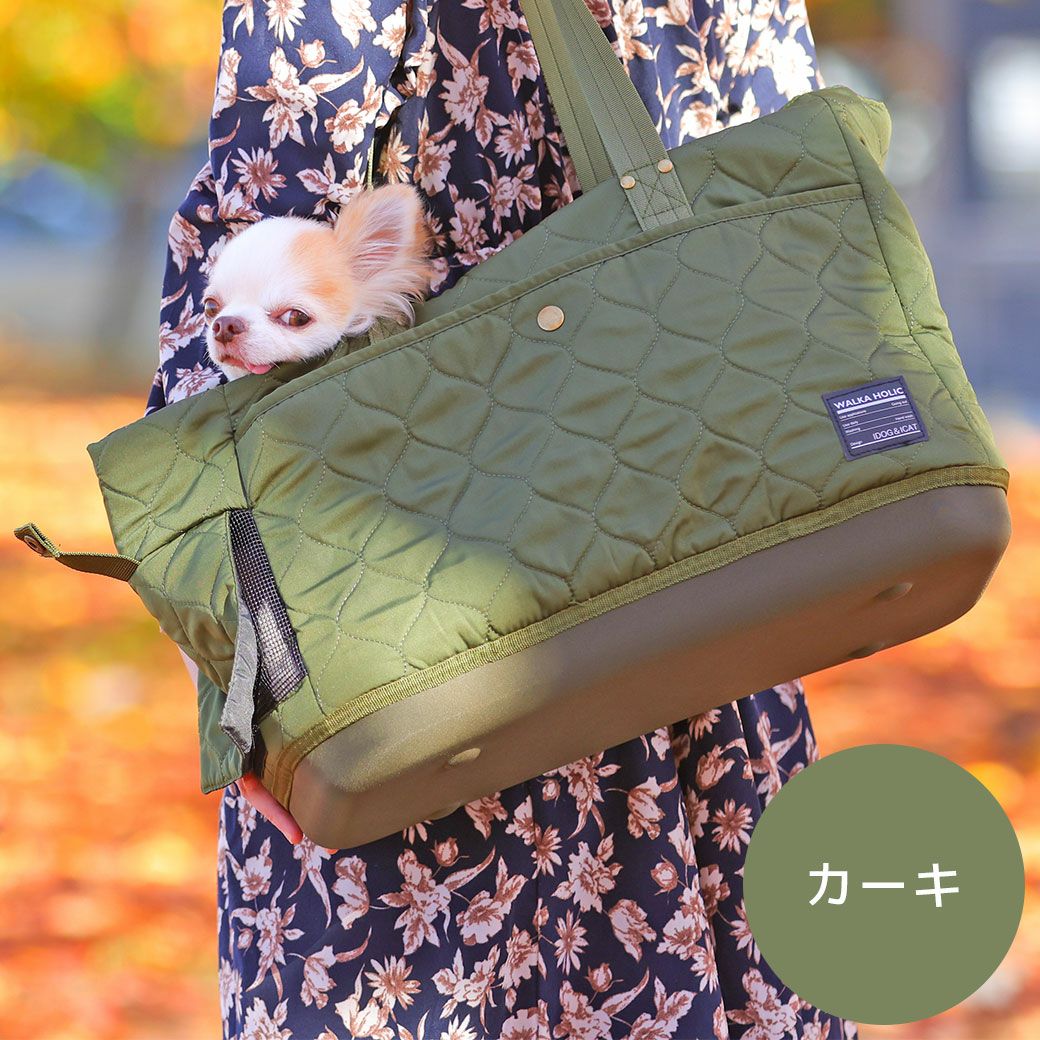 IDOG&ICAT WALKA HOLIC セミハードボトム トートキャリーバッグ