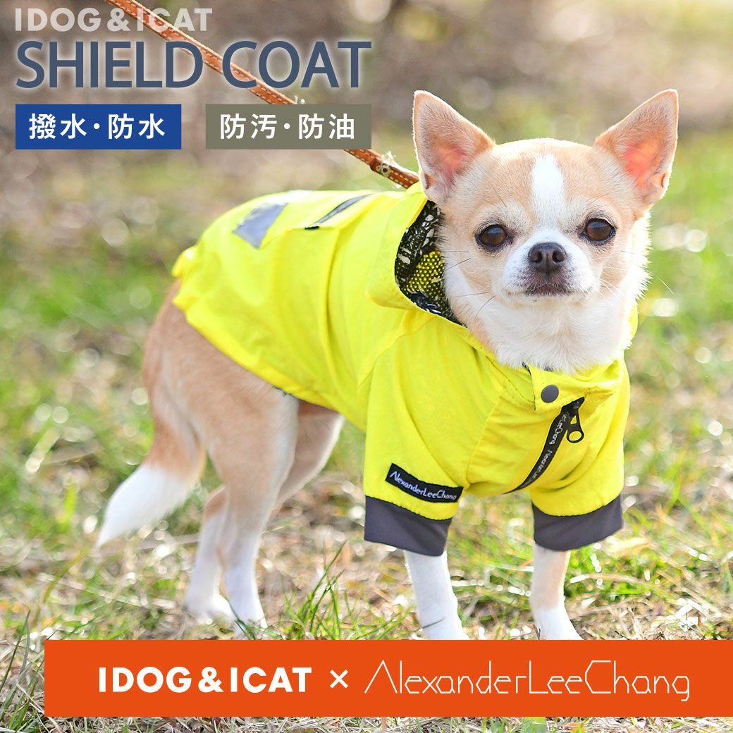 iDog SHIELD COAT リフレクトレインジャケット 裏ニャンカモ IDOG