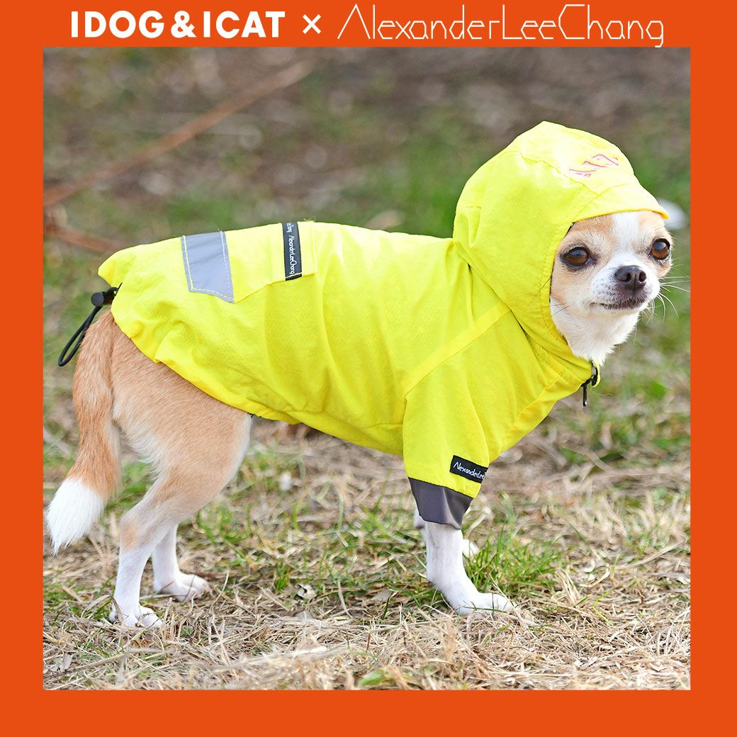 ハイカロリイオトメ「groomer」犬柄着物　新品未使用 iDog SHIELD COAT リフレクトレインジャケット 裏ニャンカモ IDOG
