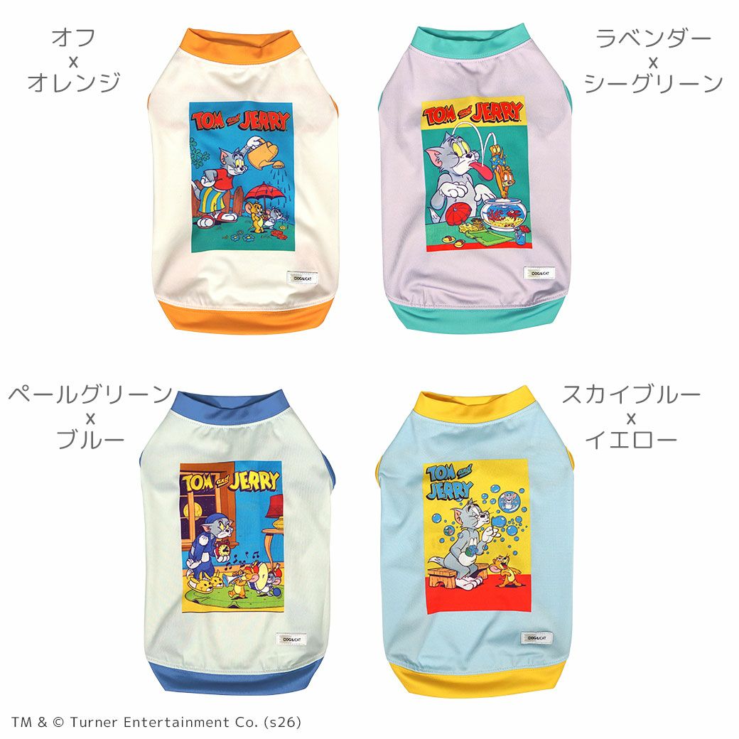 iDog COOL Chill+MOSCAPE TOM and JERRY ポップアートタンク 接触