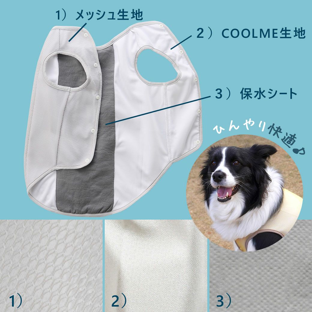 iDog AQUA HOLD 中大型犬用 ひんやり空冷&保水 Wクールタンク アイ