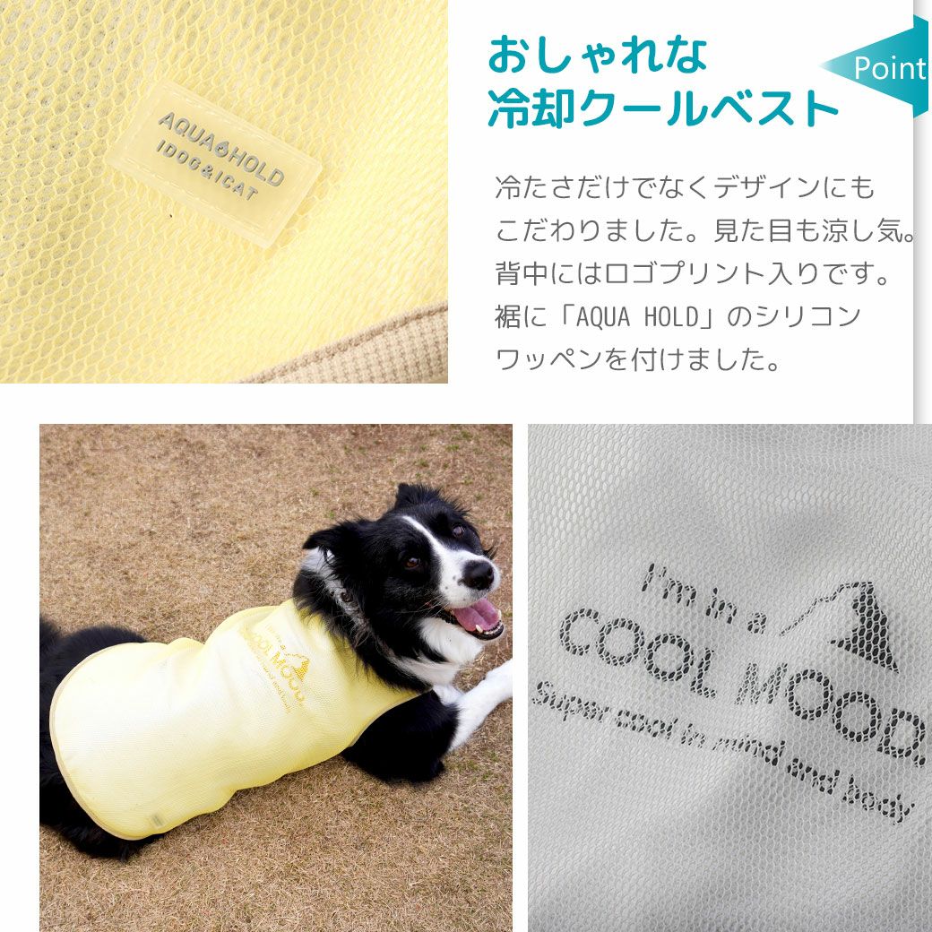 iDog AQUA HOLD 中大型犬用 ひんやり空冷&保水 Wクールタンク アイ