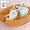 MIX8.6kg(首25/胴54/丈34cm)のゆづるくんはシマエナガミントのLを着用