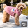 トイプードル4.5kg(首24/胴40/丈30cm)の里梨衣ちゃんはモスピンクのLを着用