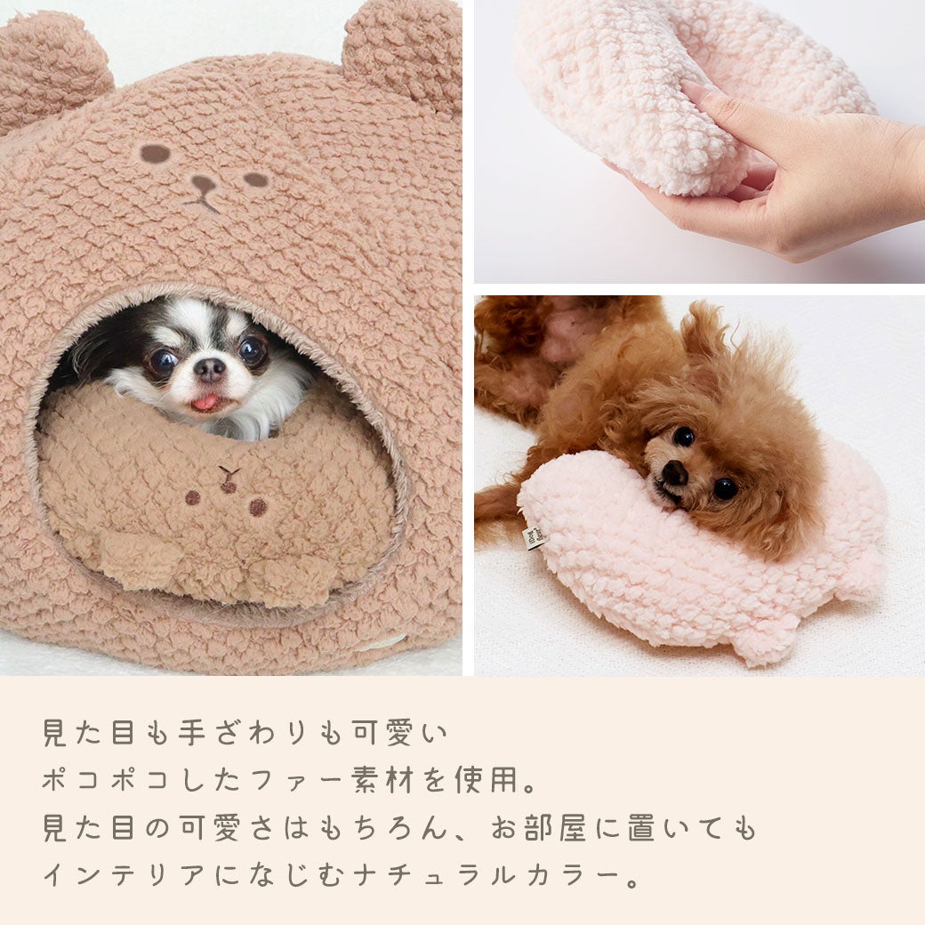 思わず触れたくなるポコポコ素材
