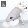 豆柴6.0kg(首31/胴45/丈33cm)のラテちゃんはグレーのLを着用