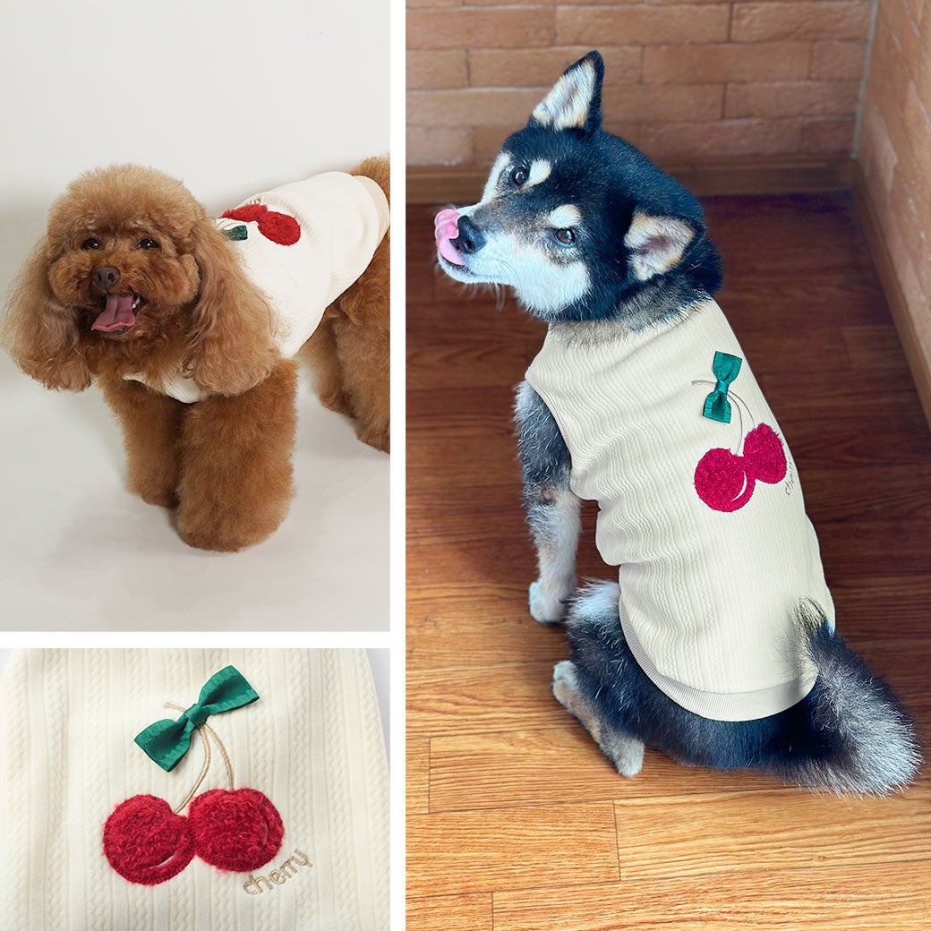【花】犬服タンクトップ iDog fleur あったかkawaiiタンク アイドッグ-犬猫用品通販 IDOG&ICAT|犬服