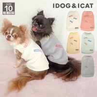 iDogストレッチ裏起毛ロゴタンクアイドッグ