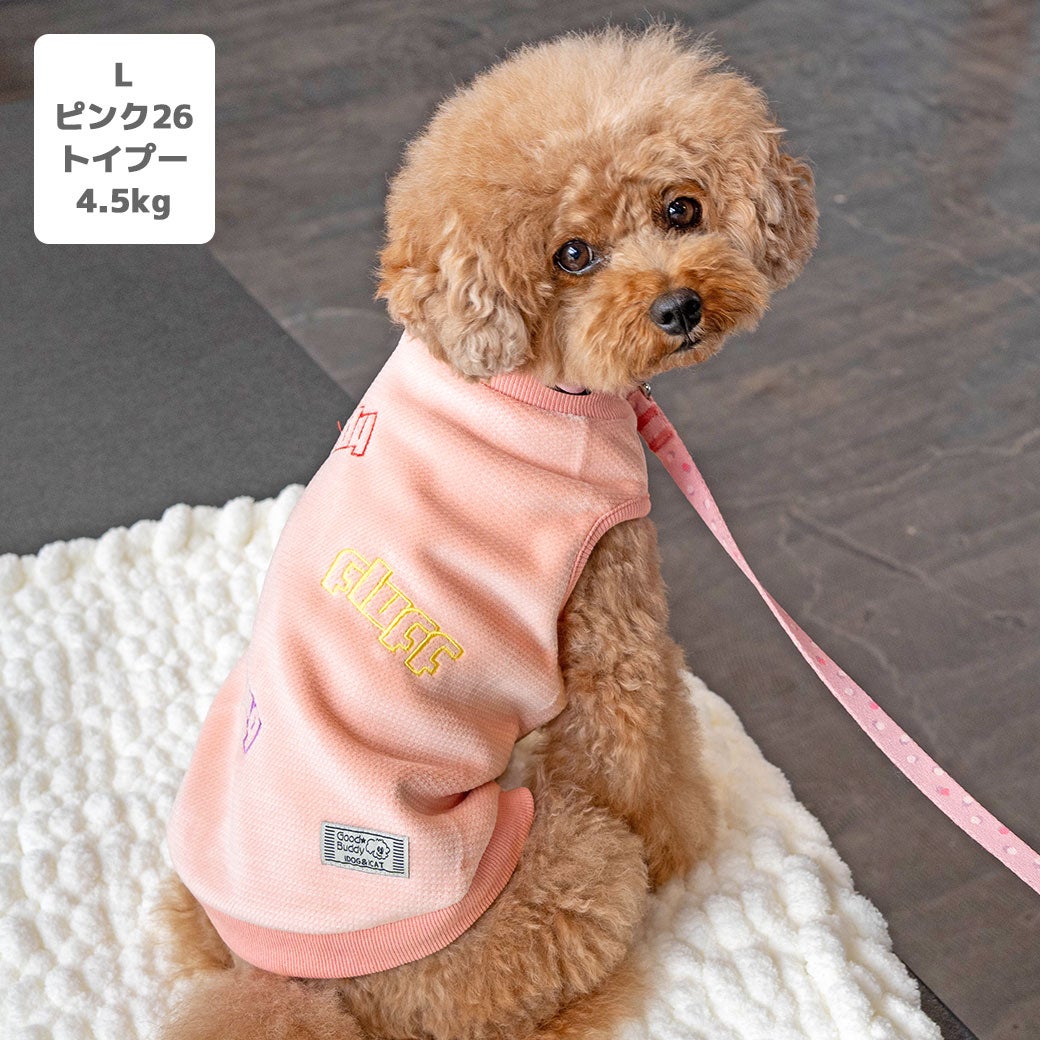 iDogストレッチ裏起毛ロゴタンクアイドッグ