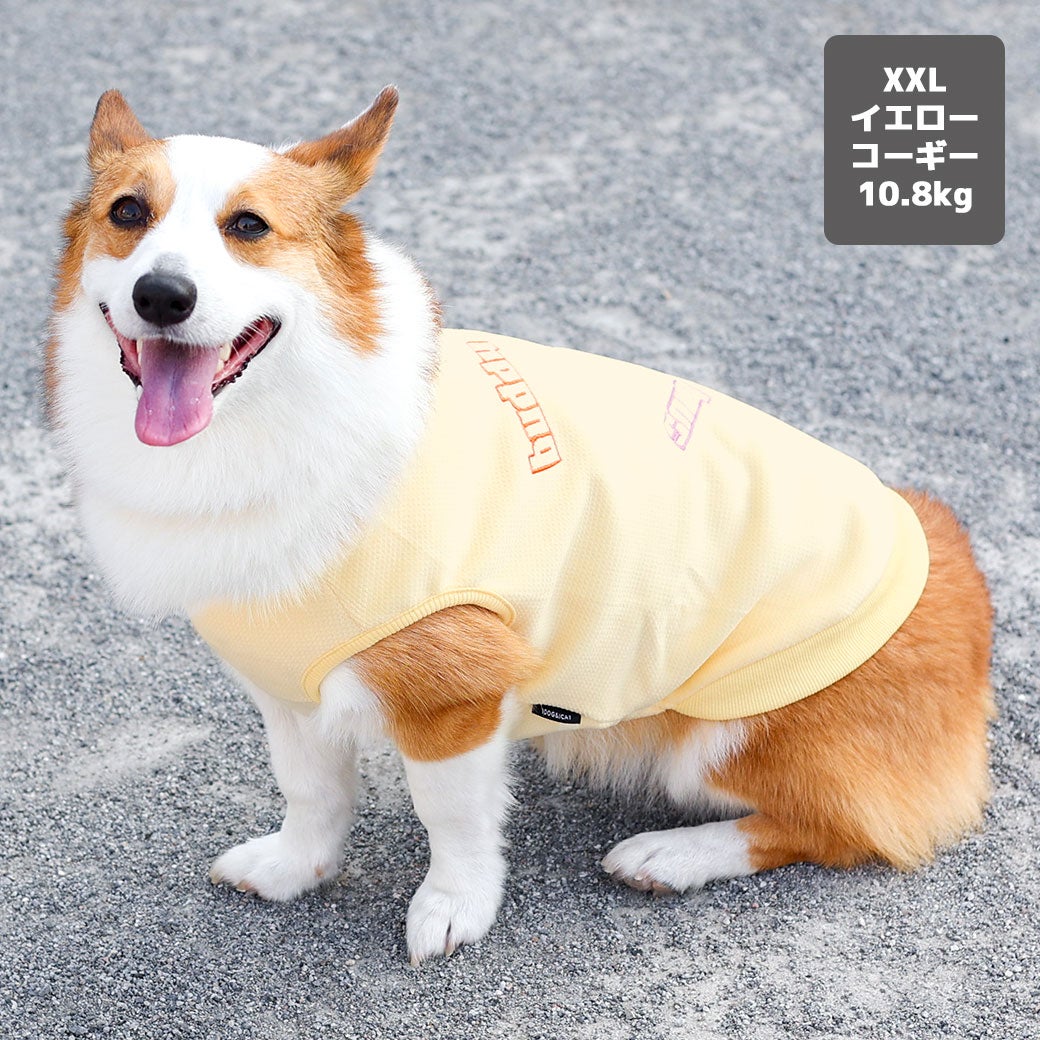 iDogストレッチ裏起毛ロゴタンクアイドッグ