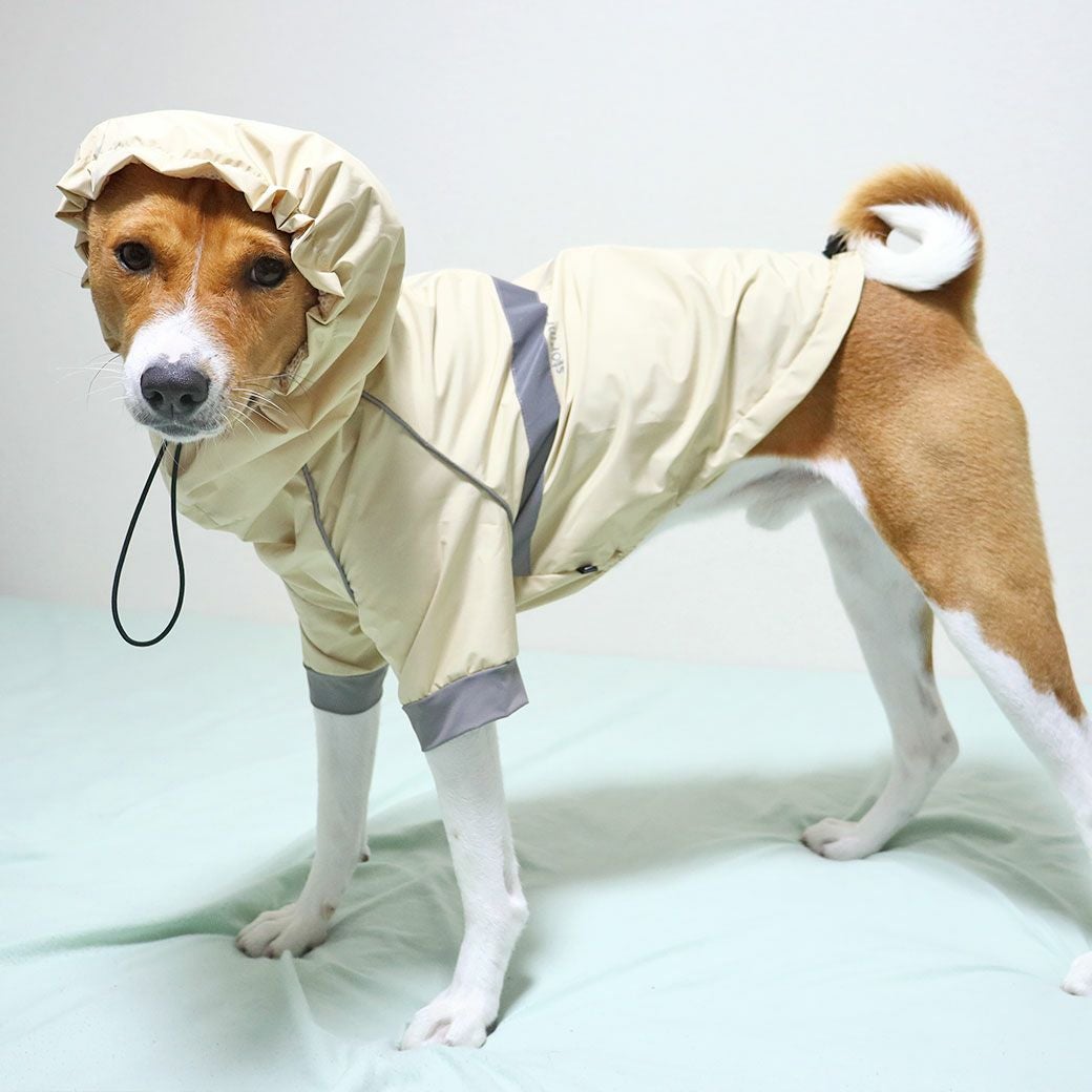 iDog STORM REACT 完全防水後開きレインジャケット-犬猫ペット用品通販