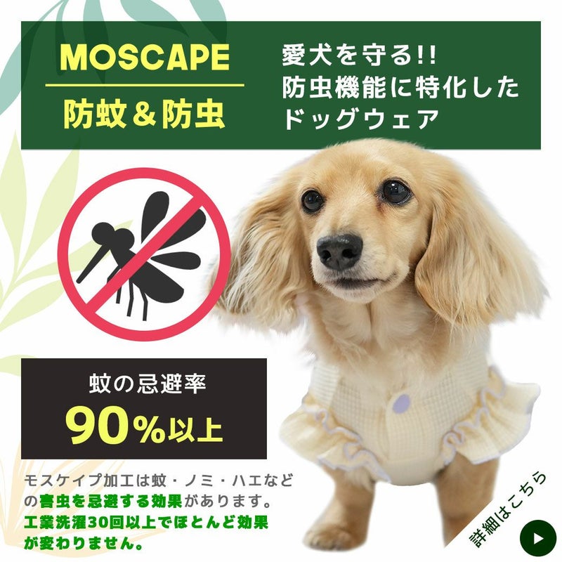 iDog fleur MOSCAPEくまさんタンク 防蚊 アイドッグ-犬猫用品通販 IDOG&ICA