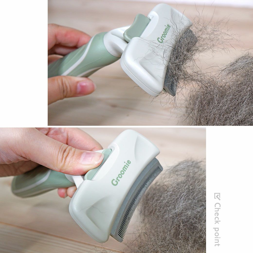 IDOG&ICAT Groomie アンダーコートリムーブ Mサイズ グルーミー アイ