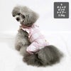 トイプー2.3kg(首18/胴31/丈24cm)のメルシーちゃんはチェックピンクのSを着用