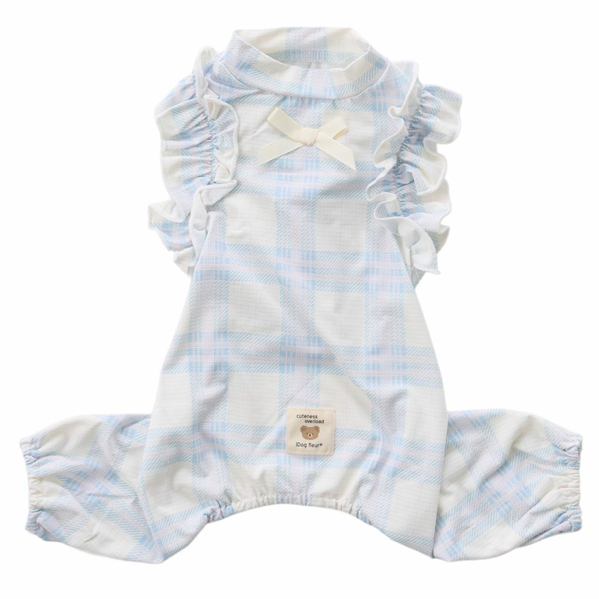 チェックブルー