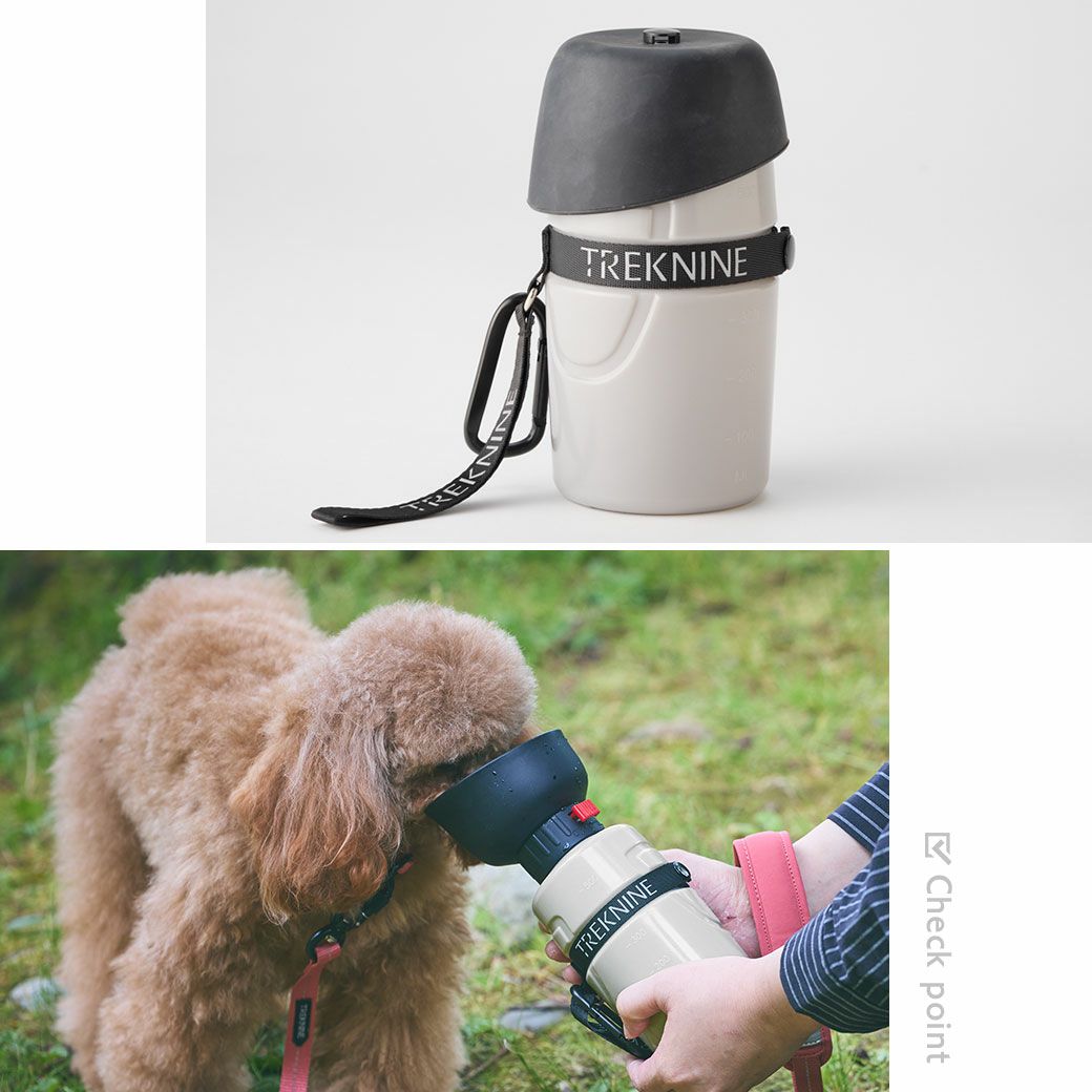 iDog TREKNINE FOLDABLE PET WATER BOTTLE 折りたたみ式給水ボトル