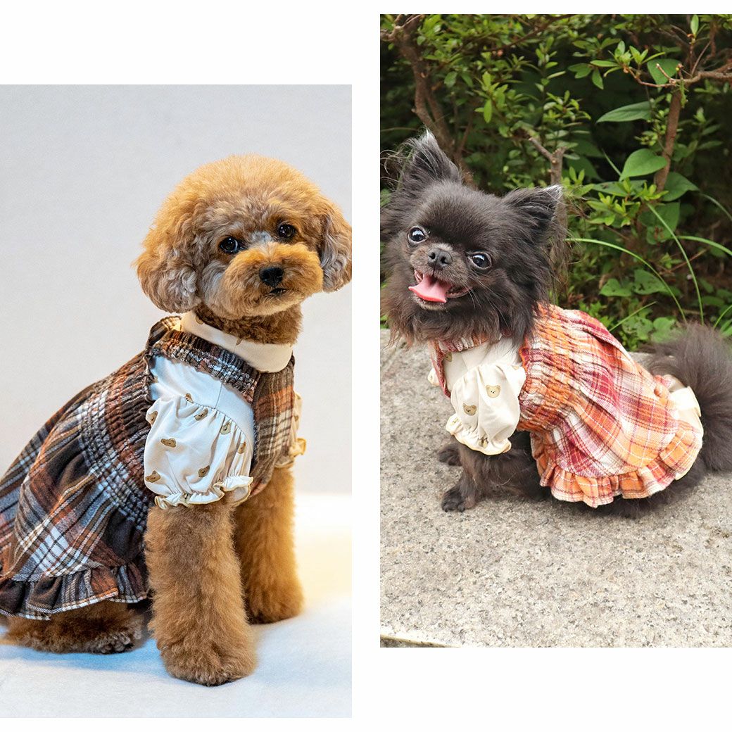 iDog fleur ギャザーフリルワンピ アイドッグ-犬猫用品通販 IDOG&ICAT