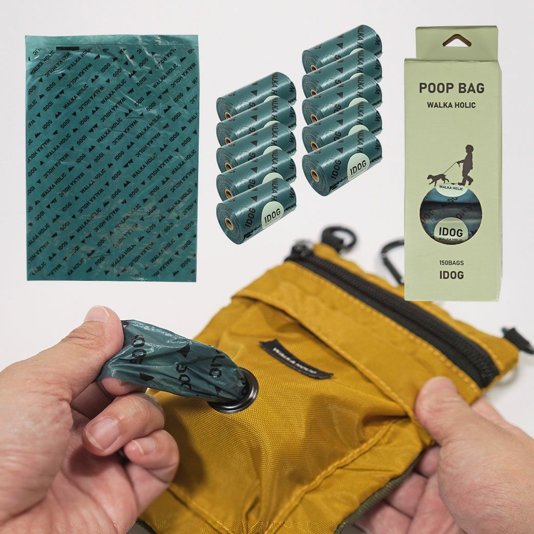 iDog WALKA HOLIC POOP BAG ペット用うんち袋 アイドッグ-犬猫ペット