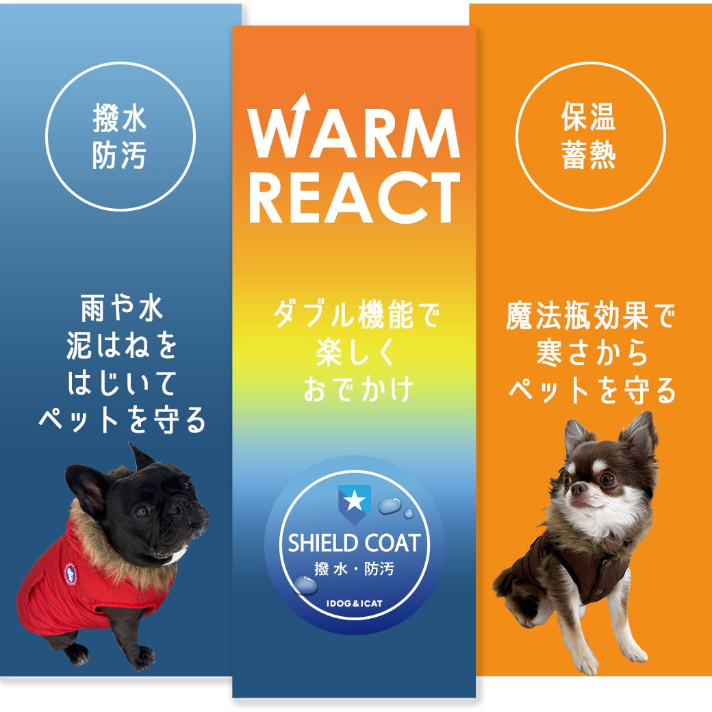 WARMREACTとSHIELDCOAT